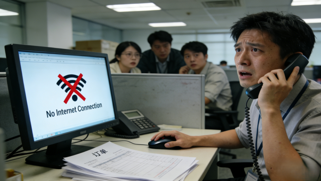 公司 IT 系統整合服務,辦公室電腦與網路異常導致監視器無法遠端連線